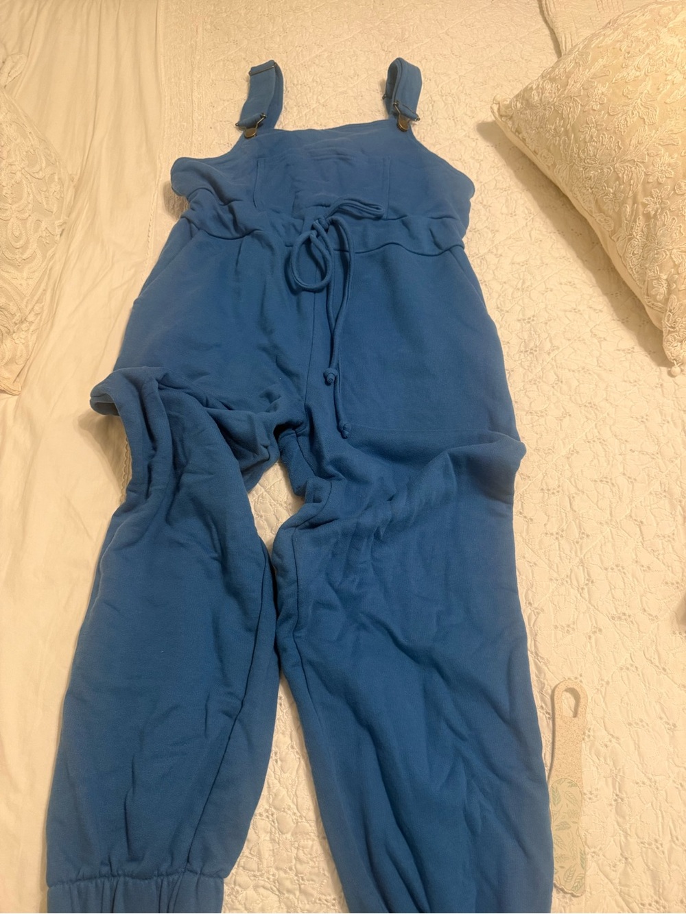 Blue Kids One-Piece Jumpsuit with Adjustable Straps